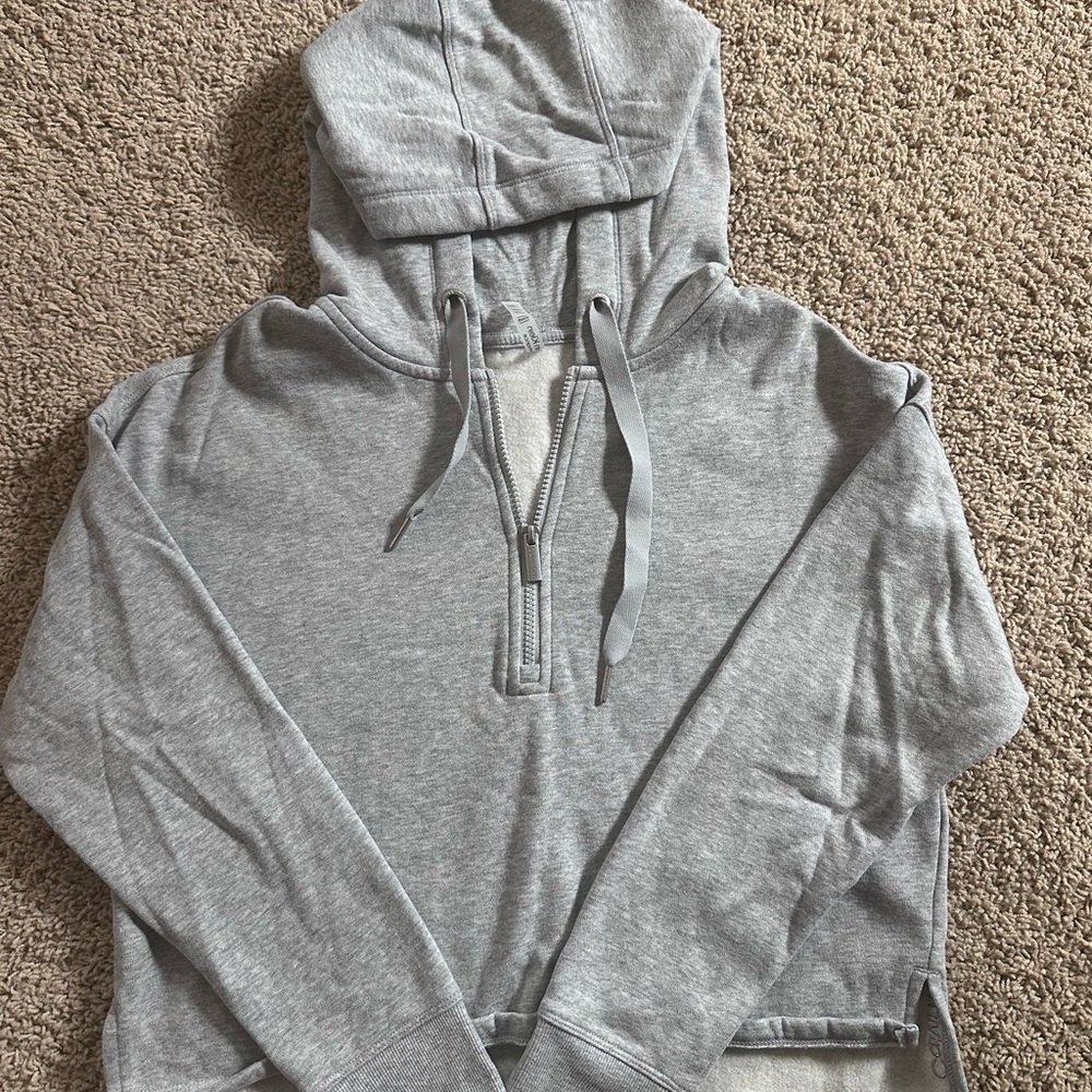 Calvin Klein Light Gray Performance Hoodie